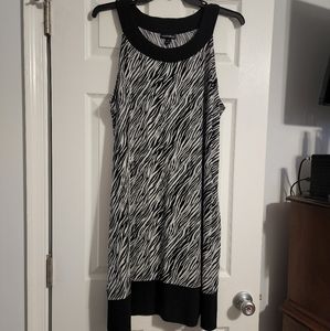 Zebra stripe dress